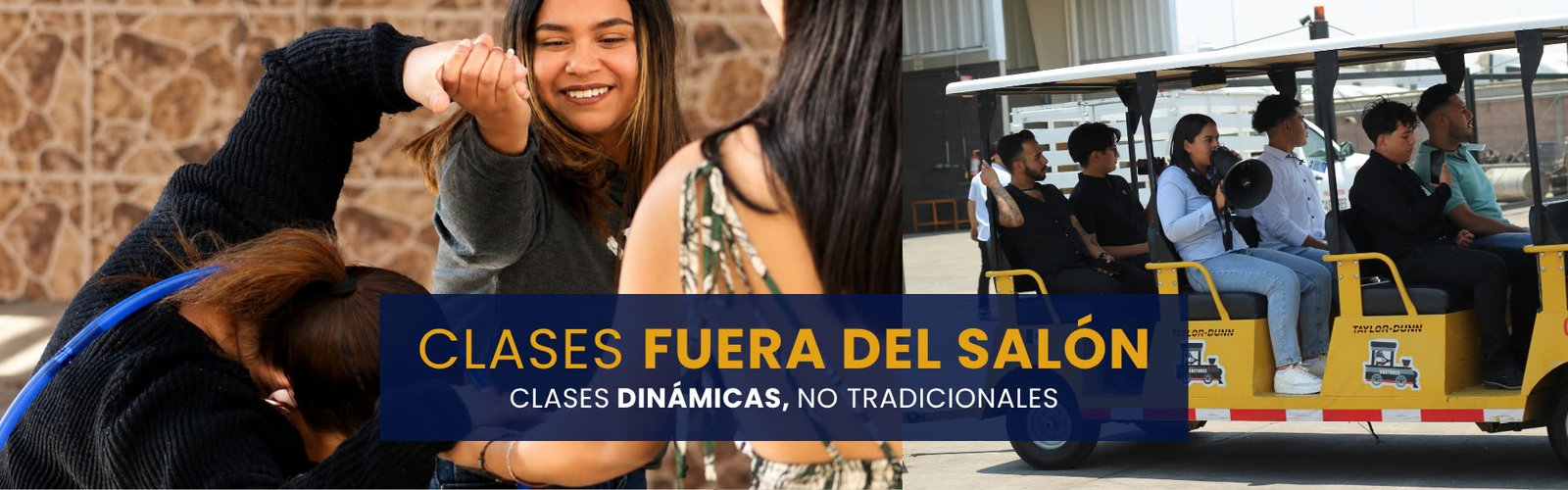 Clases fuera del salon: clases dinamicas, no tradicionales