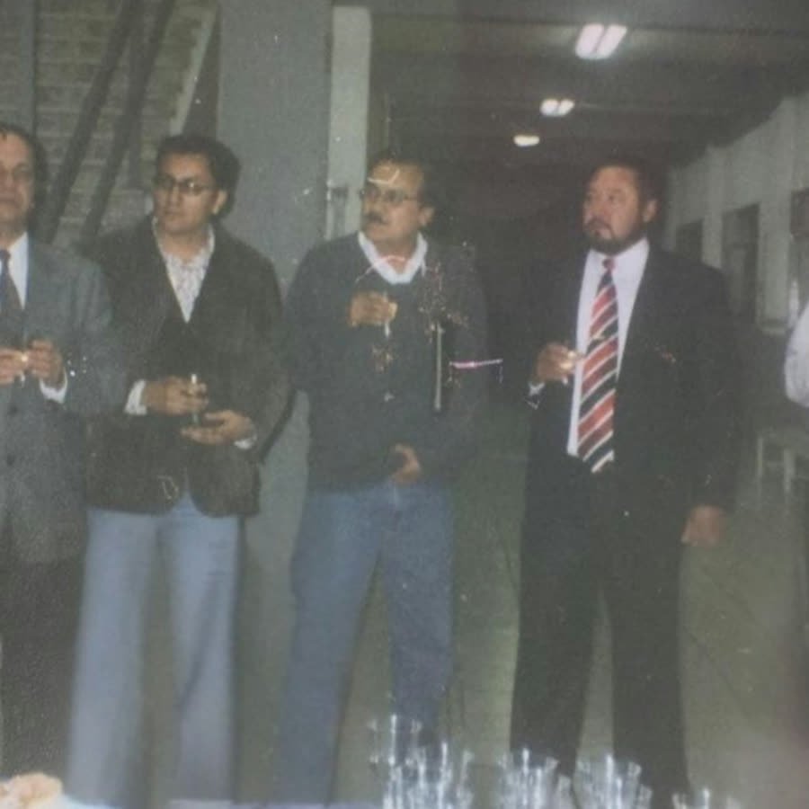 Acto académico en los primeros años